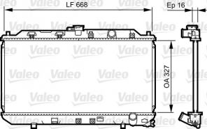 Valeo 731467 - Chladič vody -