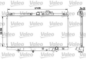 Valeo 731471 - Chladič vody -