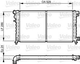 Valeo 731530 - Chladič vody -
