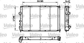 Valeo 731538 - Chladič vody -