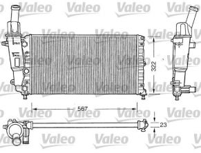 Valeo 731558 - Chladič vody -