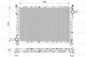 Valeo 731559 - Chladič vody -