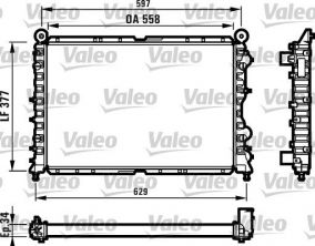 Valeo 731561 - Chladič vody -
