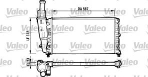 Valeo 731562 - Chladič vody -