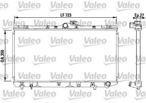 Valeo 731568 - Chladič vody -