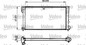 Valeo 731570 - Chladič vody -