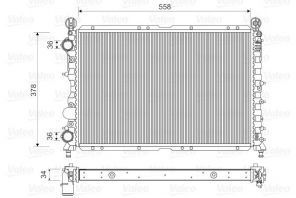 Valeo 731591 - Chladič vody -