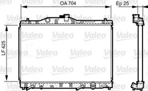 Valeo 731629 - Chladič vody -