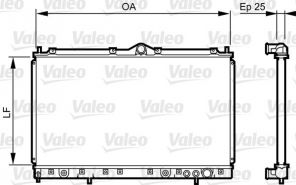 Valeo 731640 - Chladič vody -