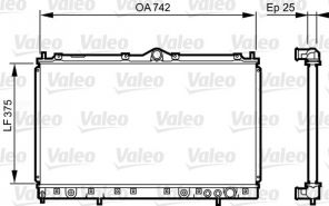 Valeo 731641 - Chladič vody -