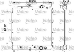 Valeo 731646 - Chladič vody -