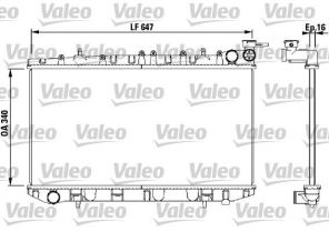 Valeo 731659 - Chladič vody -