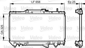 Valeo 731682 - Chladič vody -