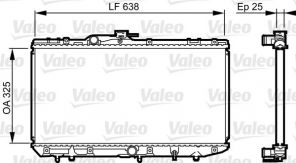 Valeo 731688 - Chladič vody -