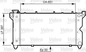 Valeo 731723 - Chladič vody -