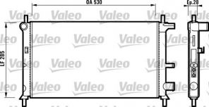 Valeo 731735 - Chladič vody -