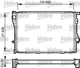 Valeo 731766 - Chladič vody -