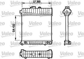 Valeo 731804 - Chladič vody -