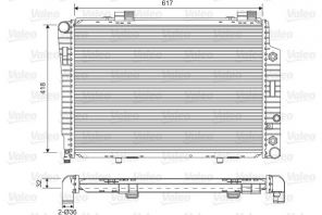 Valeo 731805 - Chladič vody -