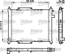 Valeo 731815 - Chladič vody -