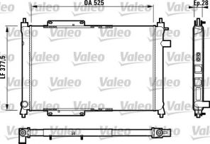 Valeo 731818 - Chladič vody -