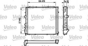Valeo 731910 - Chladič vody -