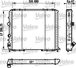 Valeo 732071 - Chladič vody -