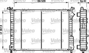Valeo 732147 - Chladič vody -