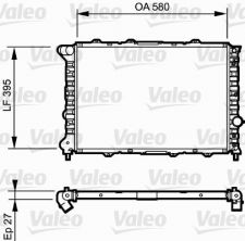 Valeo 732248 - Chladič vody -