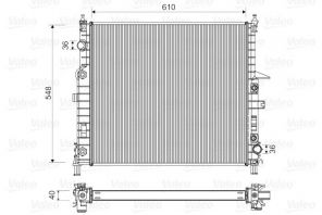 Valeo 732315 - Chladič vody -