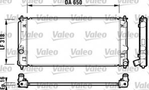 Valeo 732413 - Chladič vody -