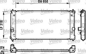 Valeo 732417 - Chladič vody -