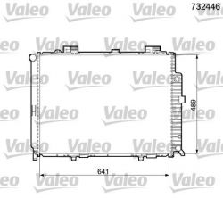 Valeo 732446 - Chladič vody -
