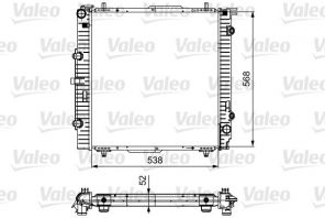 Valeo 732459 - Chladič vody -