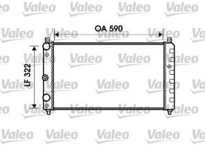 Valeo 732479 - Chladič vody -