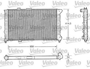 Valeo 732505 - Chladič vody -