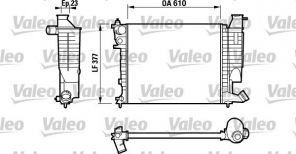 Valeo 732535 - Chladič vody -