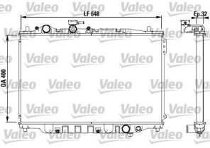 Valeo 732538 - Chladič vody -