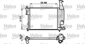Valeo 732564 - Chladič vody -