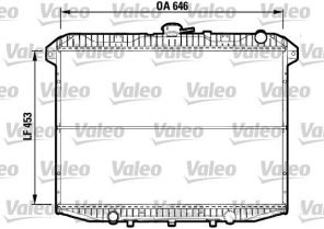 Valeo 732592 - Chladič vody -