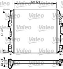 Valeo 732687 - Chladič vody -