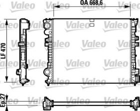 Valeo 732692 - Chladič vody -