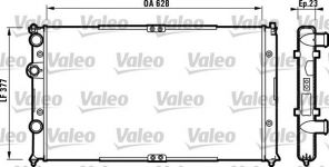 Valeo 732710 - Chladič vody -