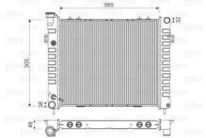 Valeo 732713 - Chladič vody -