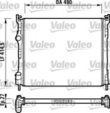 Valeo 732737 - Chladič vody -