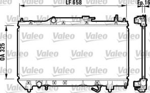Valeo 732753 - Chladič vody -