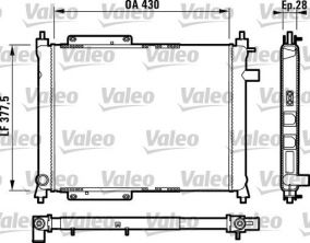 Valeo 732759 - Chladič vody -