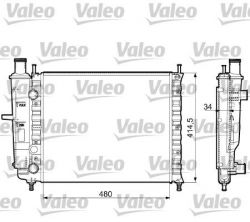 Valeo 732788 - Chladič vody -
