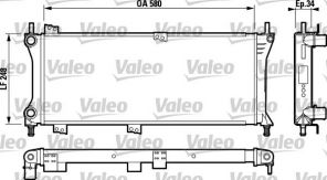 Valeo 732792 - Chladič vody -