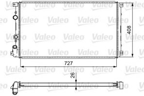 Valeo 732798 - Chladič vody -